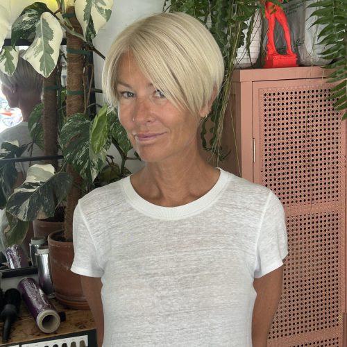 pelo corto mujer